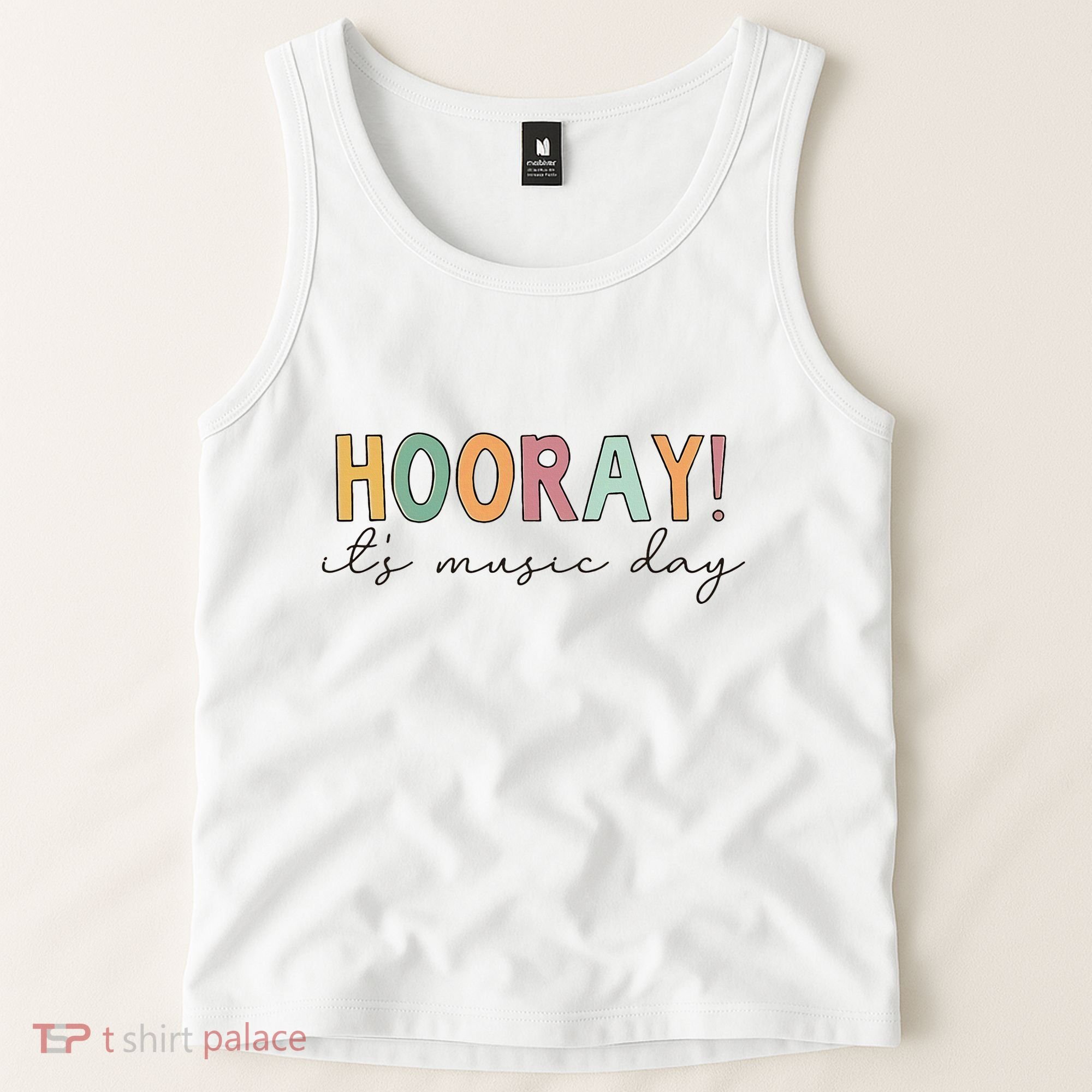 Hooray Its Music Day Music Teacher Back To School Tank Top