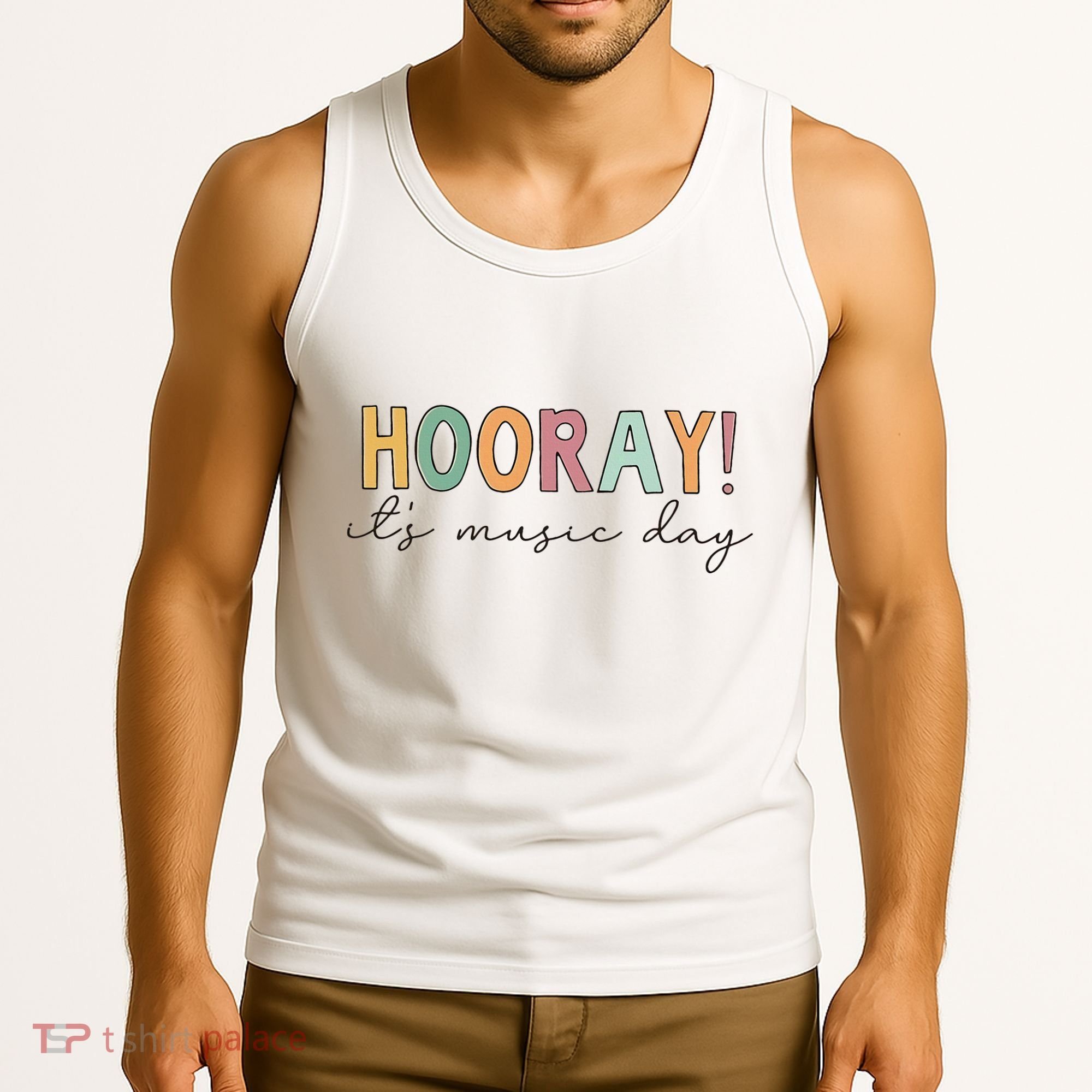 Hooray Its Music Day Music Teacher Back To School Tank Top