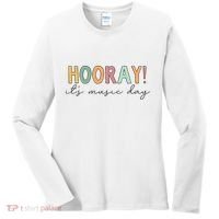 Hooray Its Music Day Music Teacher Back To School Women's Long Sleeve Shirt thumb 0