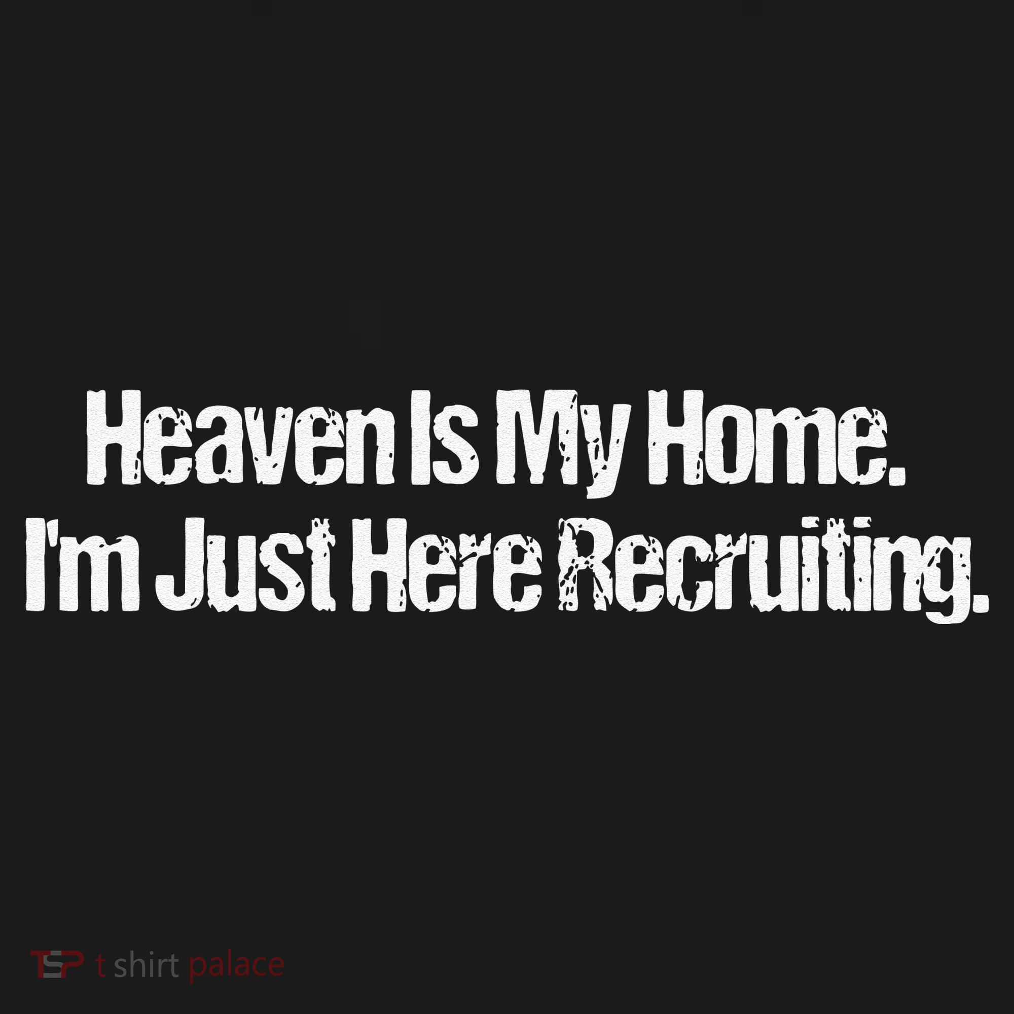 Heaven Is My Home Im Just Here Recruiting Jesus Christian Women's Hoodie