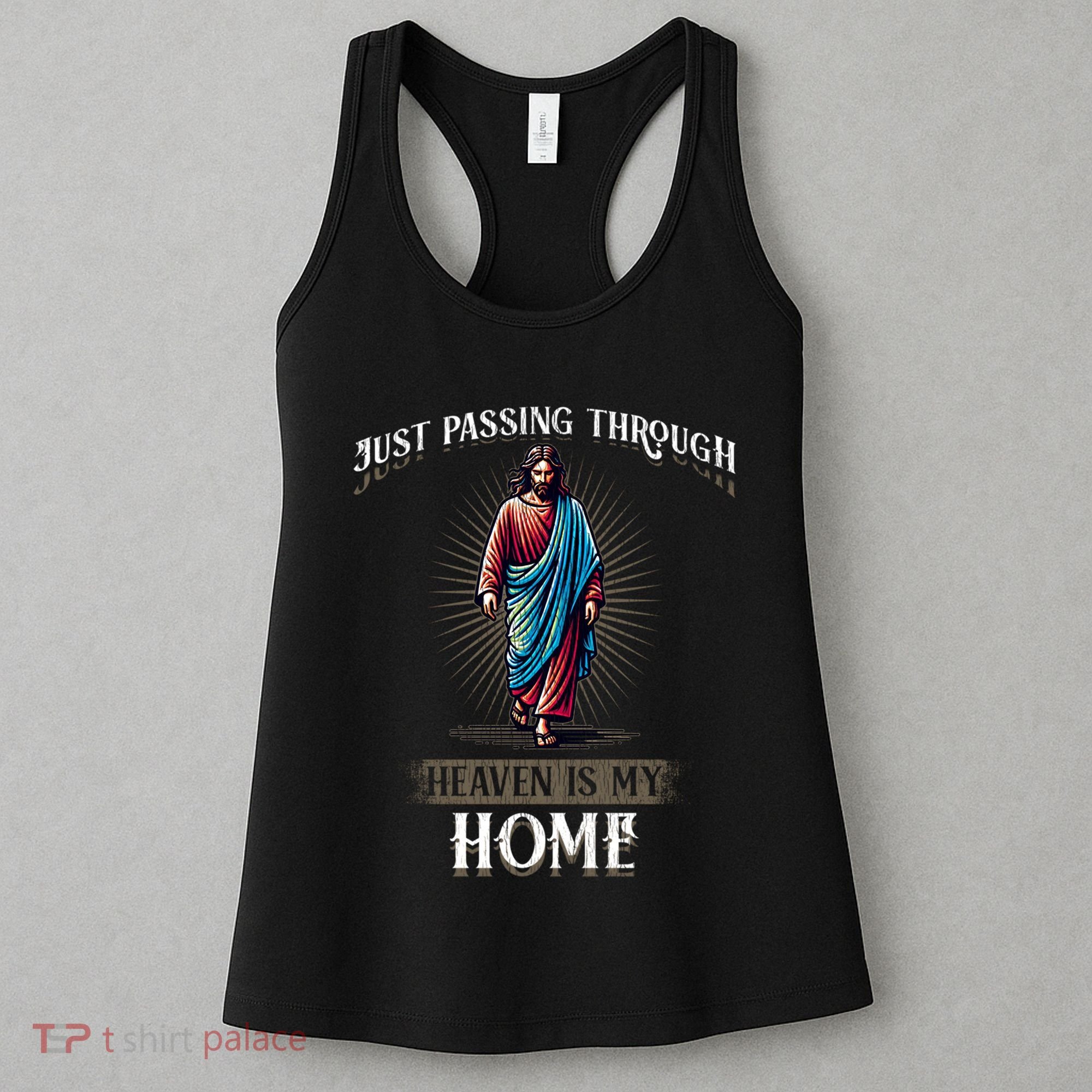 Heaven Is My Home Christian Faith Jesus Women's Tank Top