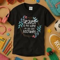 Heaven Is My Home IM Just Here Recruiting Kids T-Shirt thumb 3