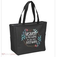 Heaven Is My Home IM Just Here Recruiting Tote Bag thumb 2