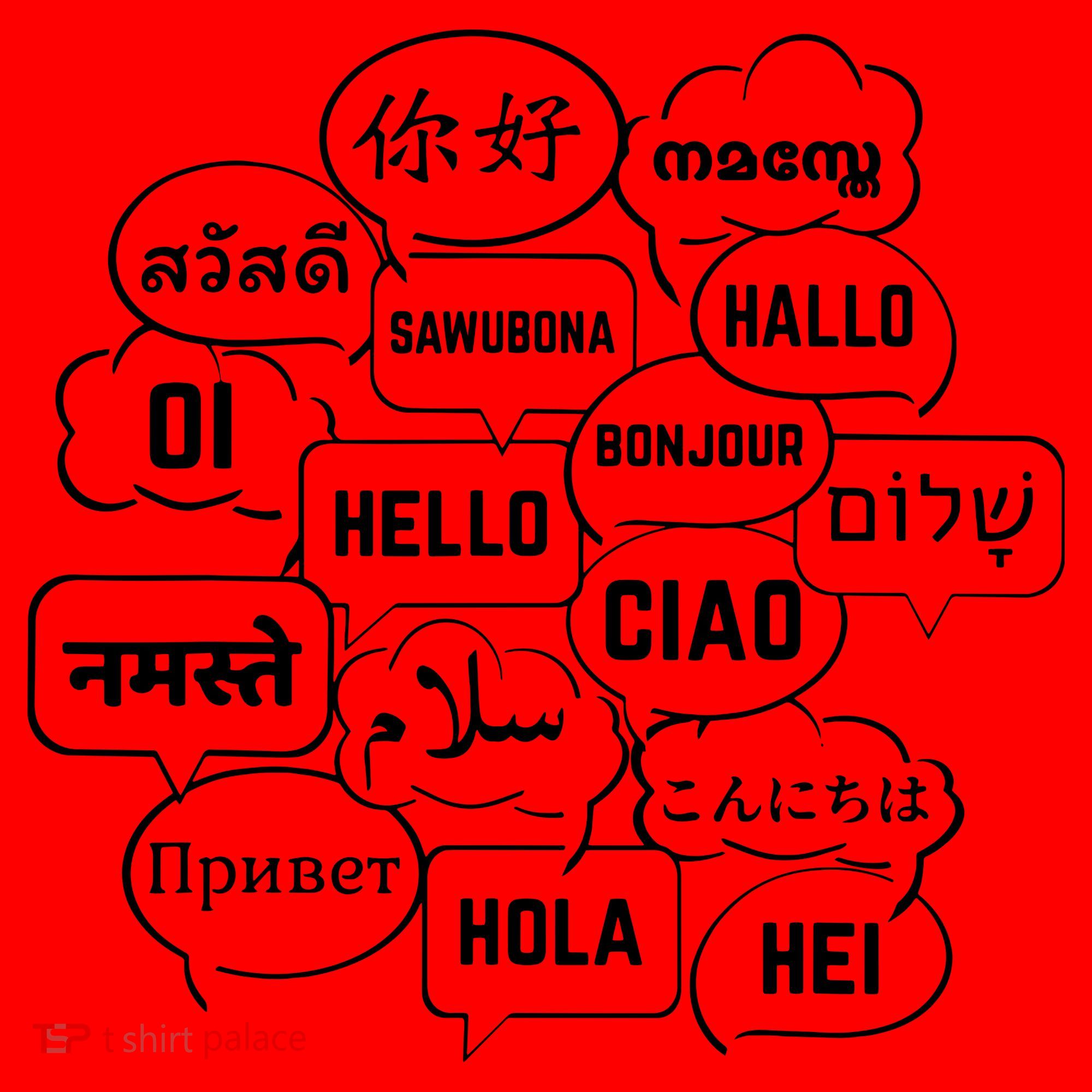 Hello In Many Languages Translator Globetrotter Polyglot Santa Hat