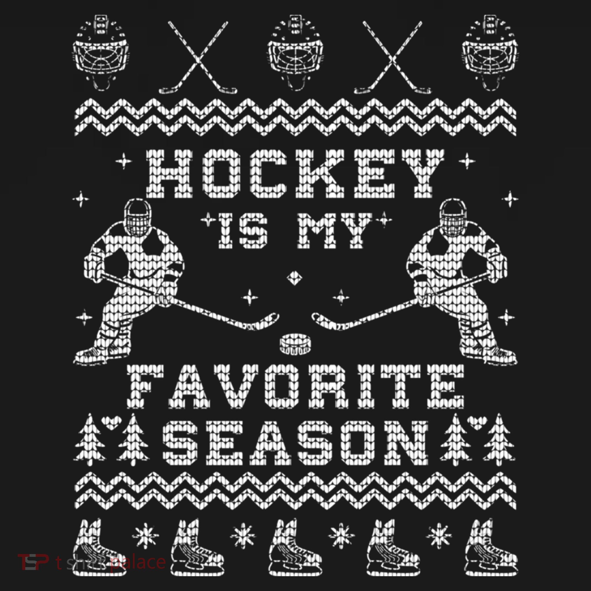 Hockey Is My Favorite Season Funny Xmas Funny Gift Gift Women's Hoodie