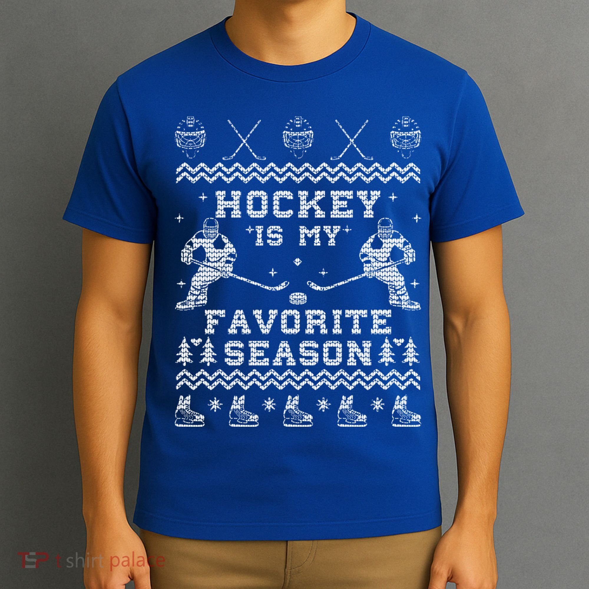 Hockey Is My Favorite Season Funny Xmas Funny Gift Gift T-Shirt