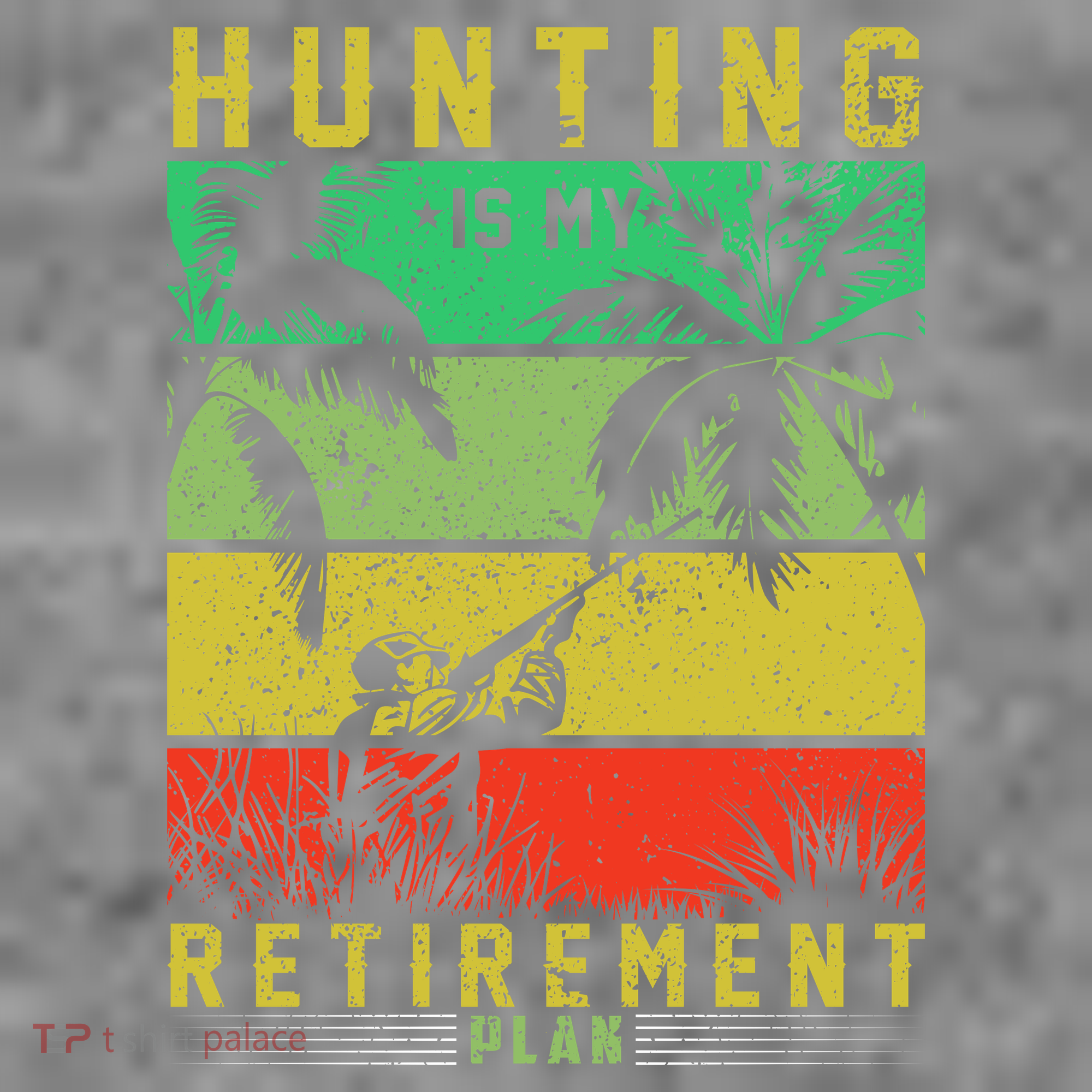 Hunting Is My Retirement Plan Hooded Wearable Blanket