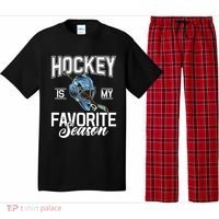 Hockey Is My Favorite Season Hockey Gift Pajama Set thumb 0