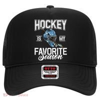 Hockey Is My Favorite Season Hockey Gift Hat thumb 0