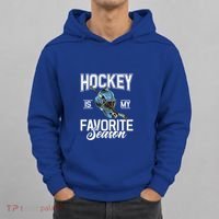 Hockey Is My Favorite Season Hockey Gift Hoodie thumb 0