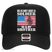 He Is Not Just A Soldier He Is My Brother Veteran Soldier Hat thumb 0