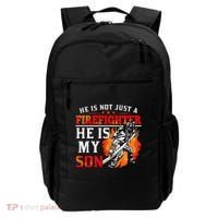 He Is Not Just A Firefighter He Is My Son FiremanS Mom Backpack thumb 0