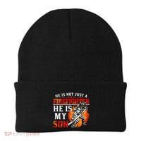He Is Not Just A Firefighter He Is My Son FiremanS Mom Beanie thumb 0