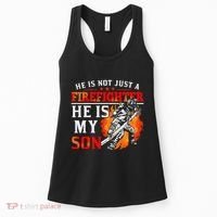 He Is Not Just A Firefighter He Is My Son FiremanS Mom Women's Tank Top thumb 0