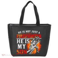 He Is Not Just A Firefighter He Is My Son FiremanS Mom Tote Bag thumb 0