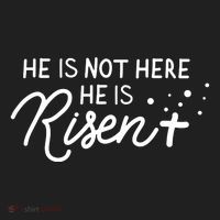 He Is Not Here He Is Risen Easter Jesus Women's Sweatshirt thumb 2