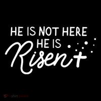 He Is Not Here He Is Risen Easter Jesus Hoodie thumb 7