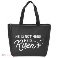 He Is Not Here He Is Risen Easter Jesus Tote Bag thumb 0