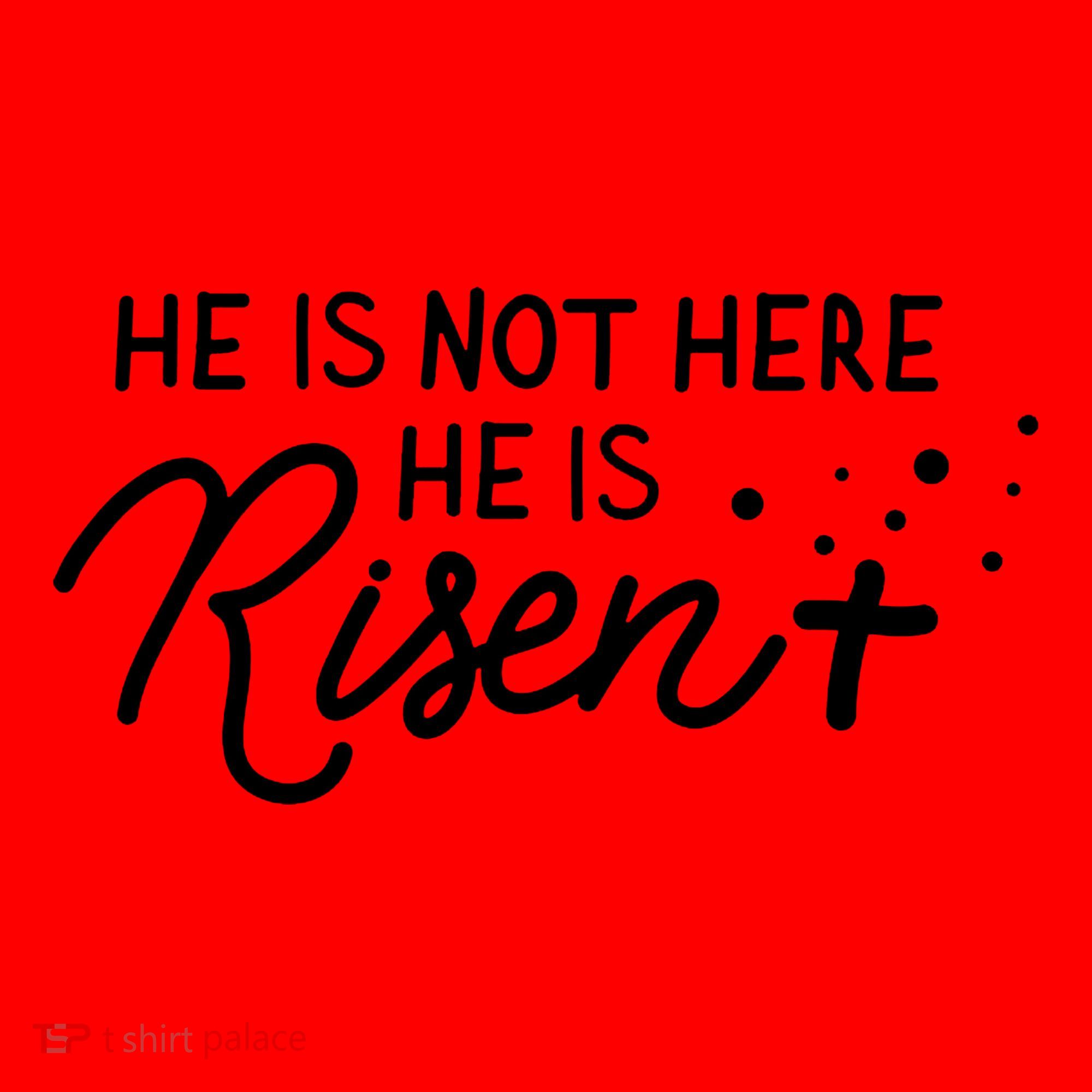 He Is Not Here He Is Risen Easter Jesus Santa Hat