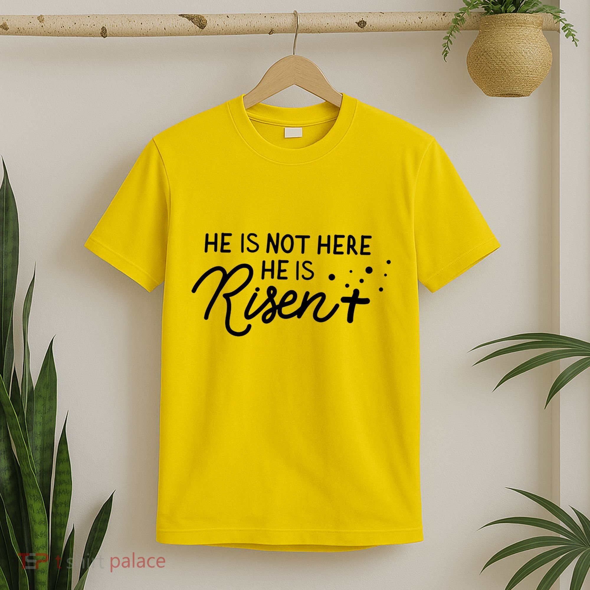 He Is Not Here He Is Risen Easter Jesus T-Shirt
