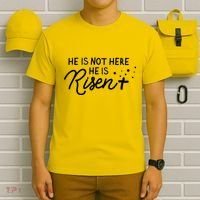 He Is Not Here He Is Risen Easter Jesus T-Shirt thumb 6