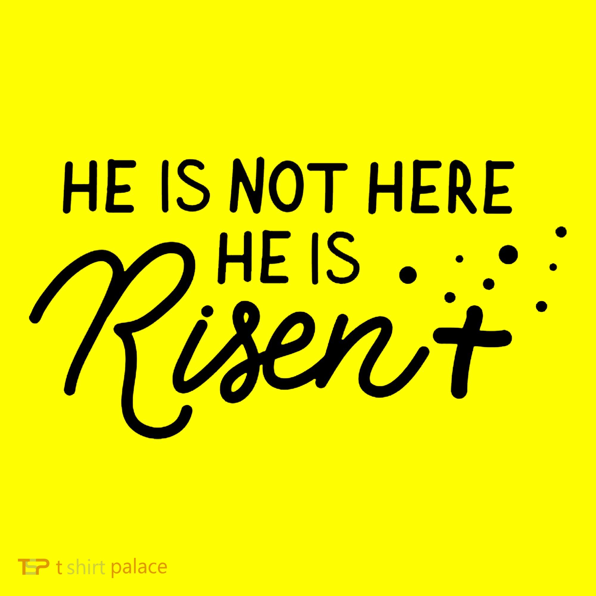 He Is Not Here He Is Risen Easter Jesus Baby Bodysuit