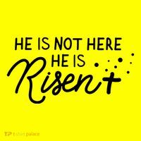 He Is Not Here He Is Risen Easter Jesus Toddler T-Shirt thumb 2
