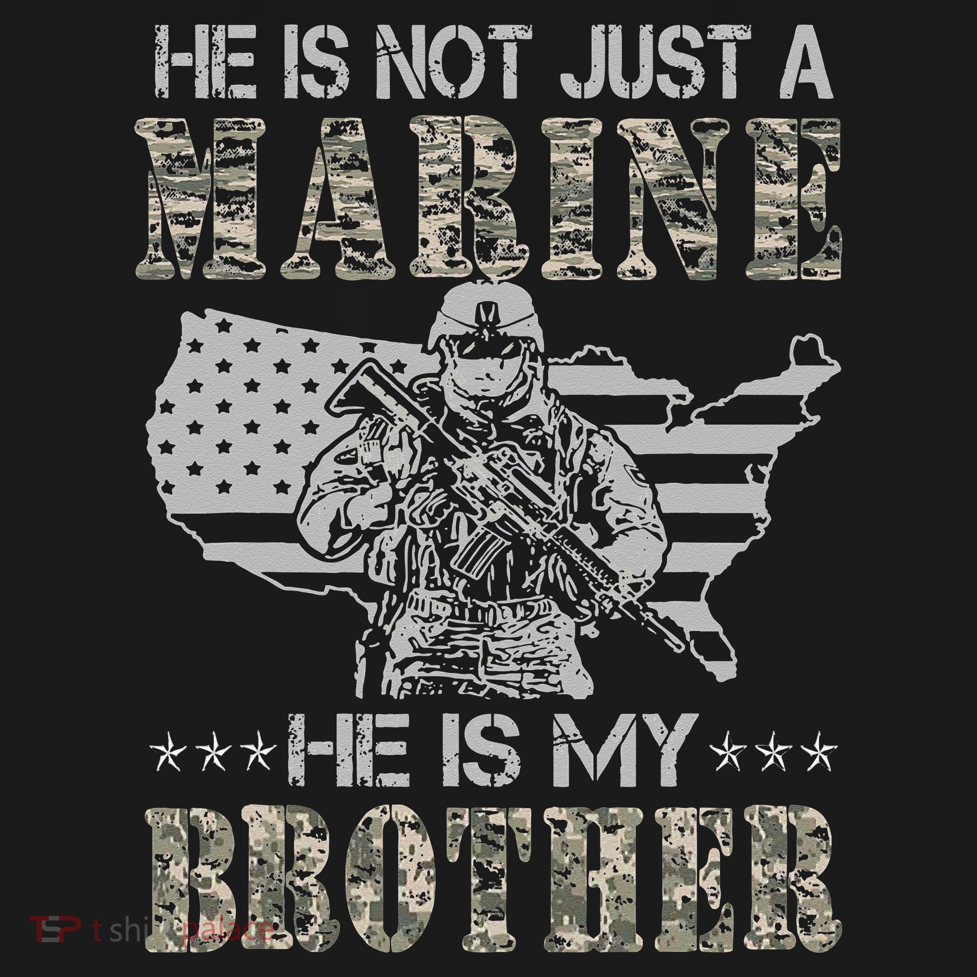 He Is Not Just Marine He Is My Bror Sisters Brors Women's Tank Top