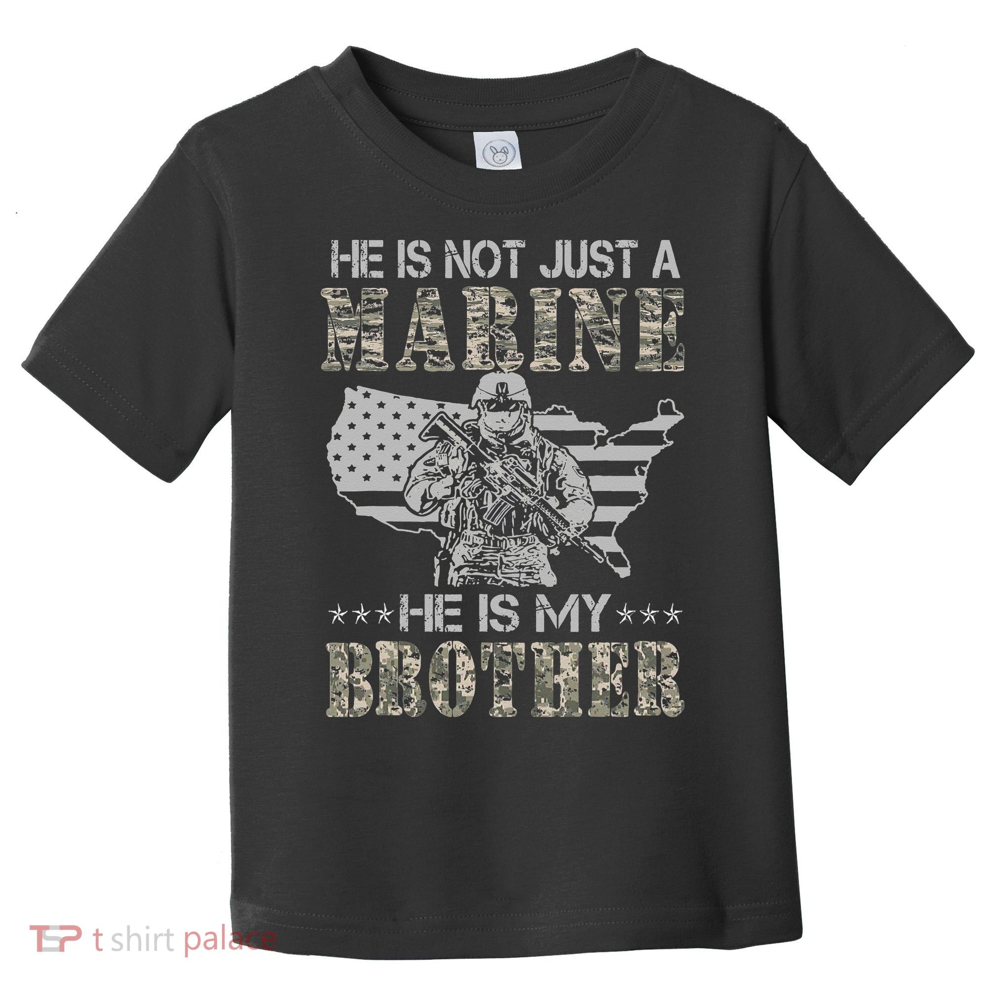He Is Not Just Marine He Is My Bror Sisters Brors Toddler T-Shirt