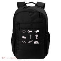 He Is Not Here He Has Risen Christian Jesus Easter Day Family Matching Backpack thumb 0