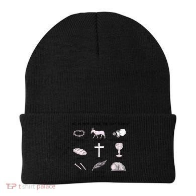 He Is Not Here He Has Risen Christian Jesus Easter Day Family Matching Beanie