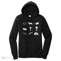 He Is Not Here He Has Risen Christian Jesus Easter Day Family Matching Women's Hoodie thumb 0