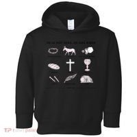 He Is Not Here He Has Risen Christian Jesus Easter Day Family Matching Toddler Hoodie thumb 0