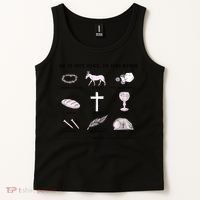 He Is Not Here He Has Risen Christian Jesus Easter Day Family Matching Tank Top thumb 2