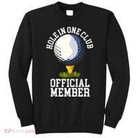 Hole In One Club Golf Club Golfer Hole In One Sweatshirt thumb 0