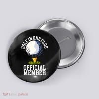 Hole In One Club Golf Club Golfer Hole In One Button thumb 0