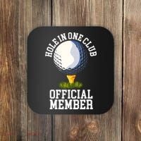 Hole In One Club Golf Club Golfer Hole In One Coaster thumb 0