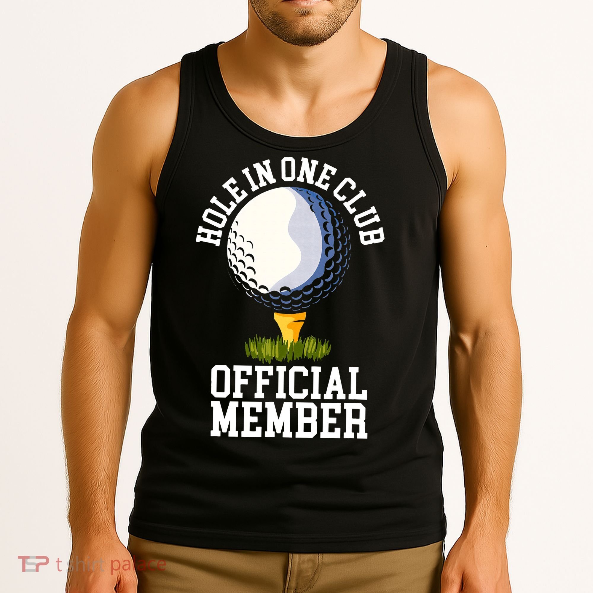 Hole In One Club Golf Club Golfer Hole In One Tank Top