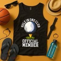 Hole In One Club Golf Club Golfer Hole In One Tank Top thumb 4
