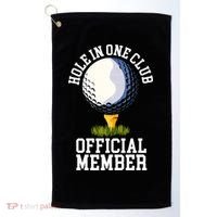 Hole In One Club Golf Club Golfer Hole In One Golf Towel thumb 0