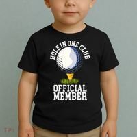 Hole In One Club Golf Club Golfer Hole In One Toddler T-Shirt thumb 2
