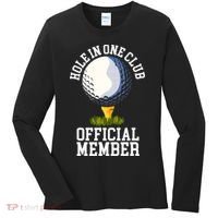 Hole In One Club Golf Club Golfer Hole In One Women's Long Sleeve Shirt thumb 0