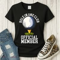 Hole In One Club Golf Club Golfer Hole In One Women's T-Shirt thumb 3