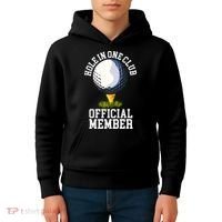 Hole In One Club Golf Club Golfer Hole In One Kids Hoodie thumb 4