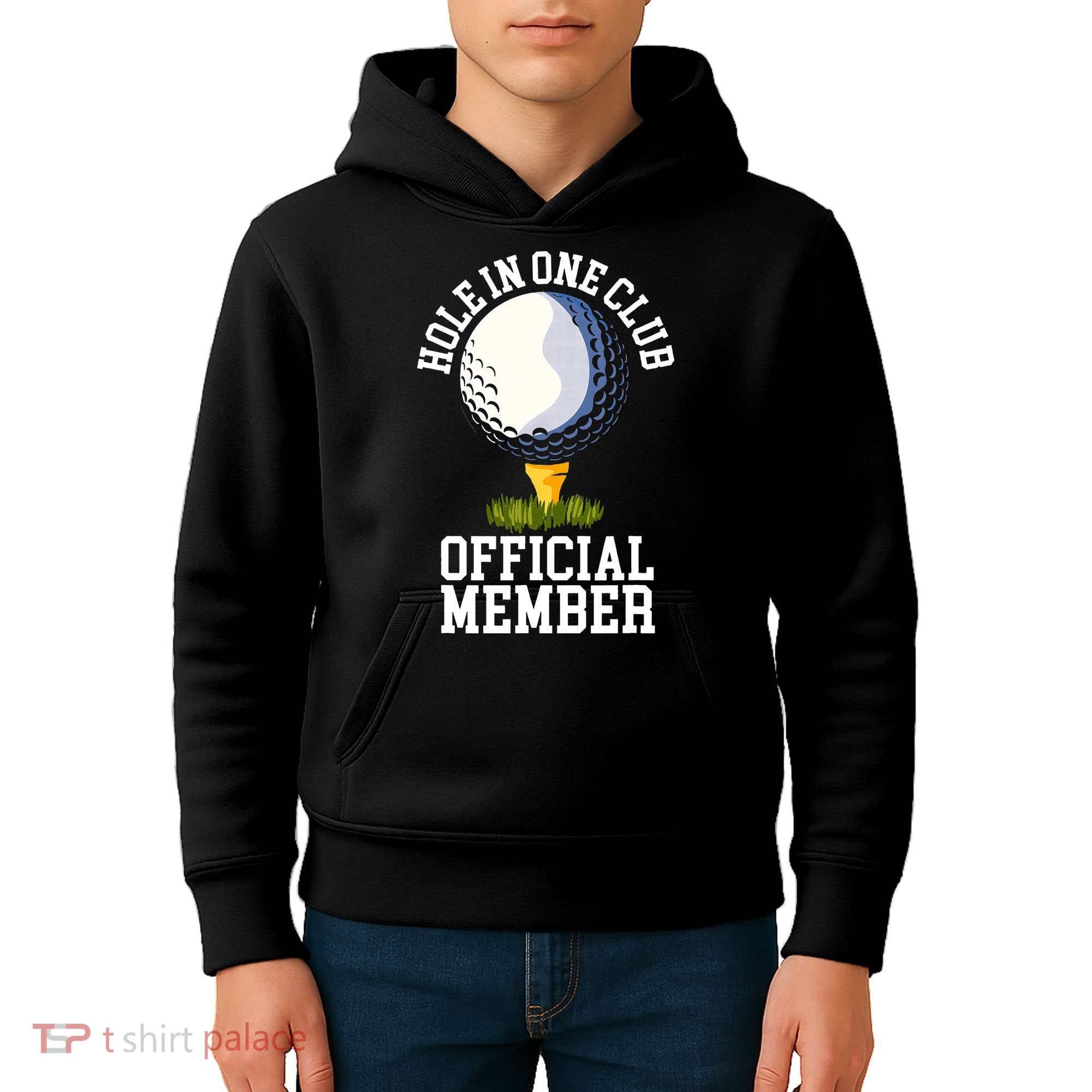 Hole In One Club Golf Club Golfer Hole In One Kids Hoodie
