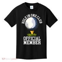 Hole In One Club Golf Club Golfer Hole In One Kids T-Shirt thumb 0