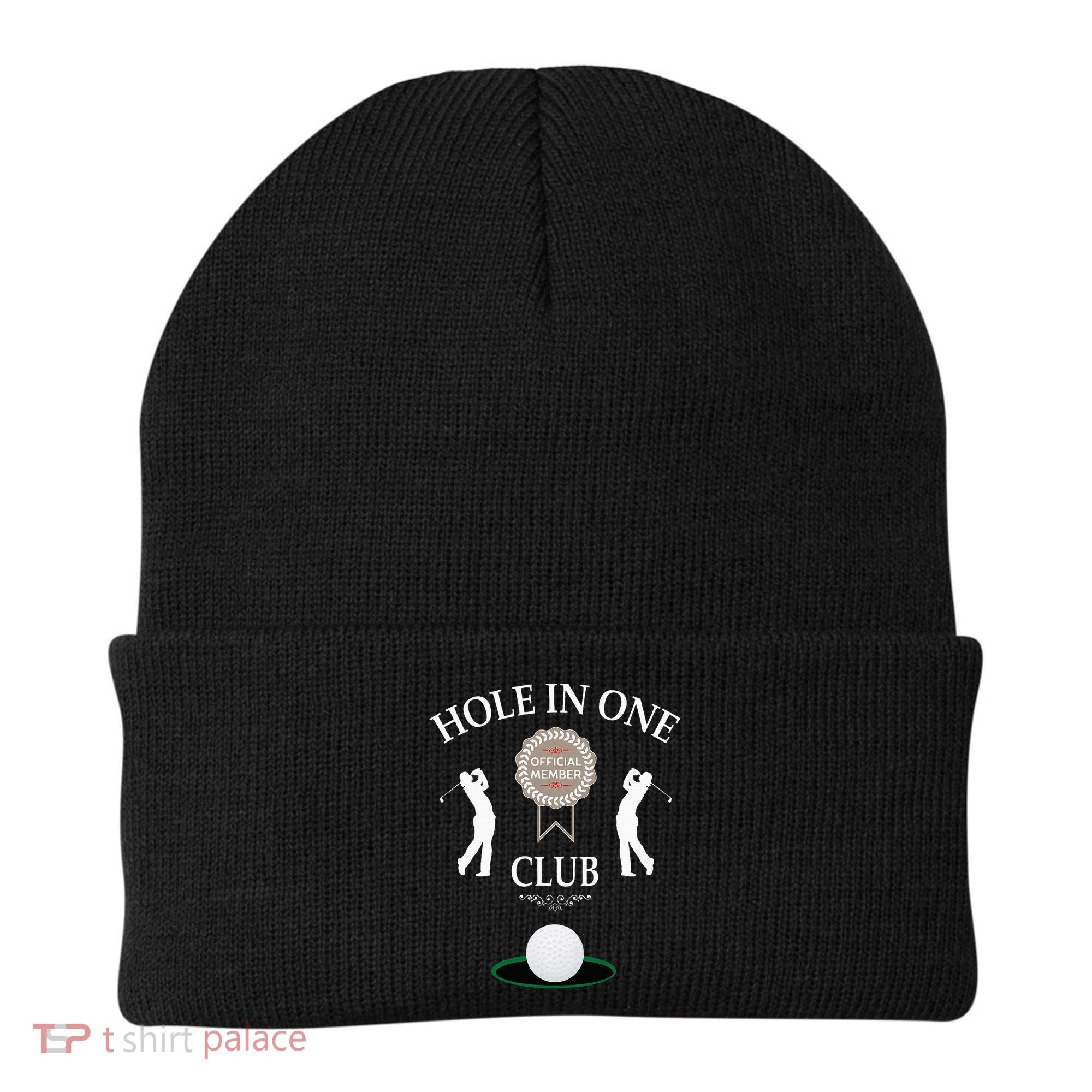 Hole In One Club Funny Golf Humor Beanie