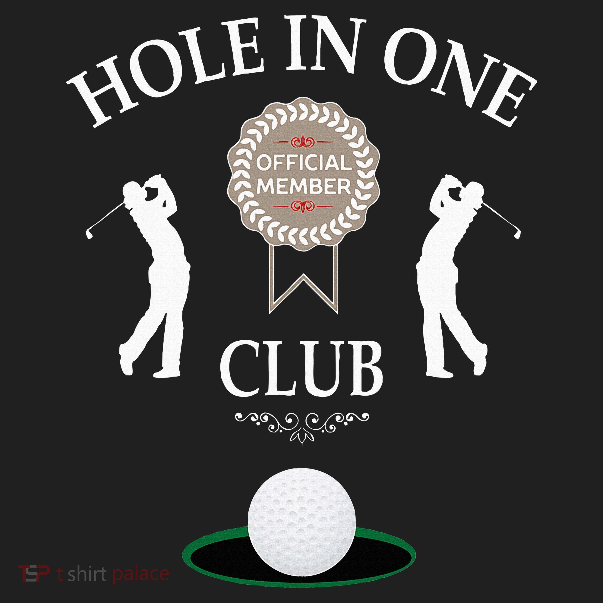 Hole In One Club Funny Golf Humor Golf Towel