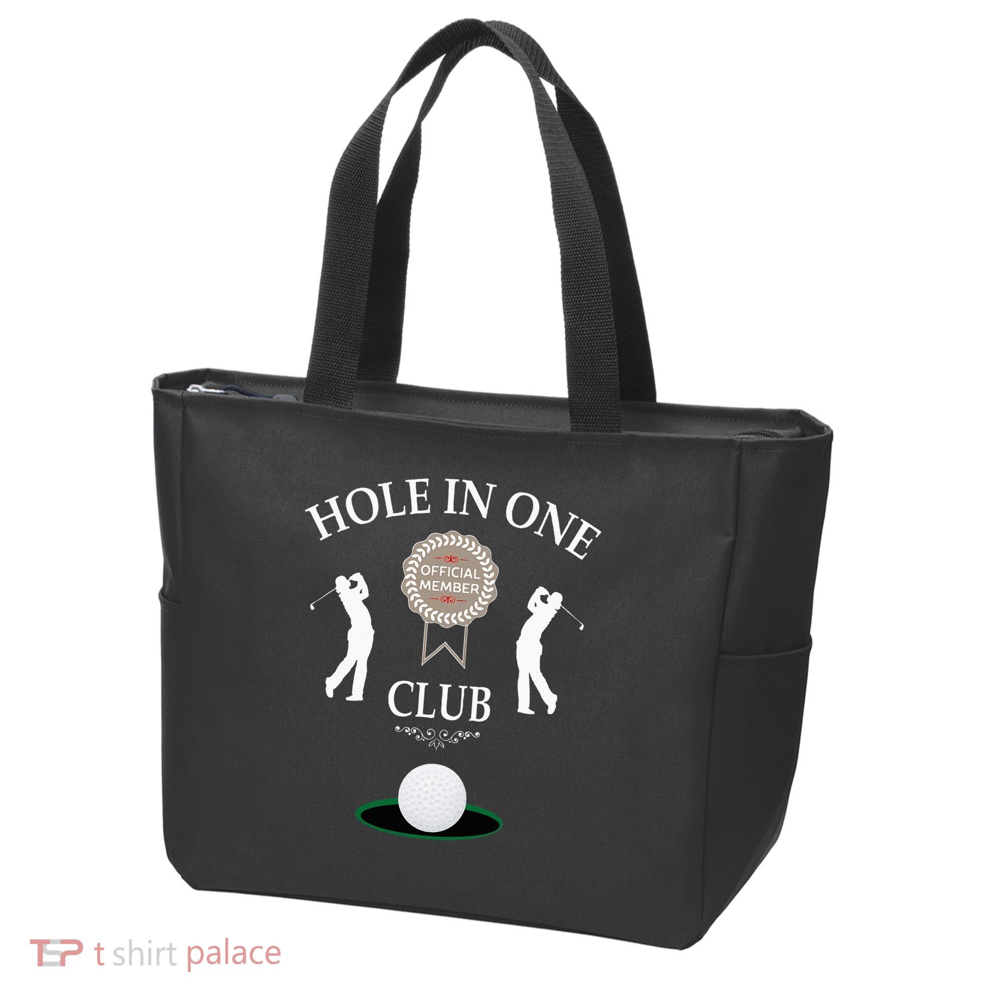 Hole In One Club Funny Golf Humor Tote Bag