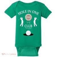 Hole In One Club Funny Golf Humor Baby Bodysuit thumb 0